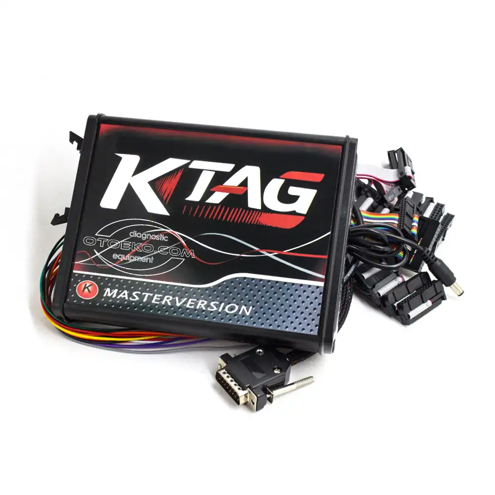 KTAG V7.020 Master Masaüstü ECU Beyin Programlama ve Klonlama Cihazı (Red PCB Sınırsız Token) - 1
